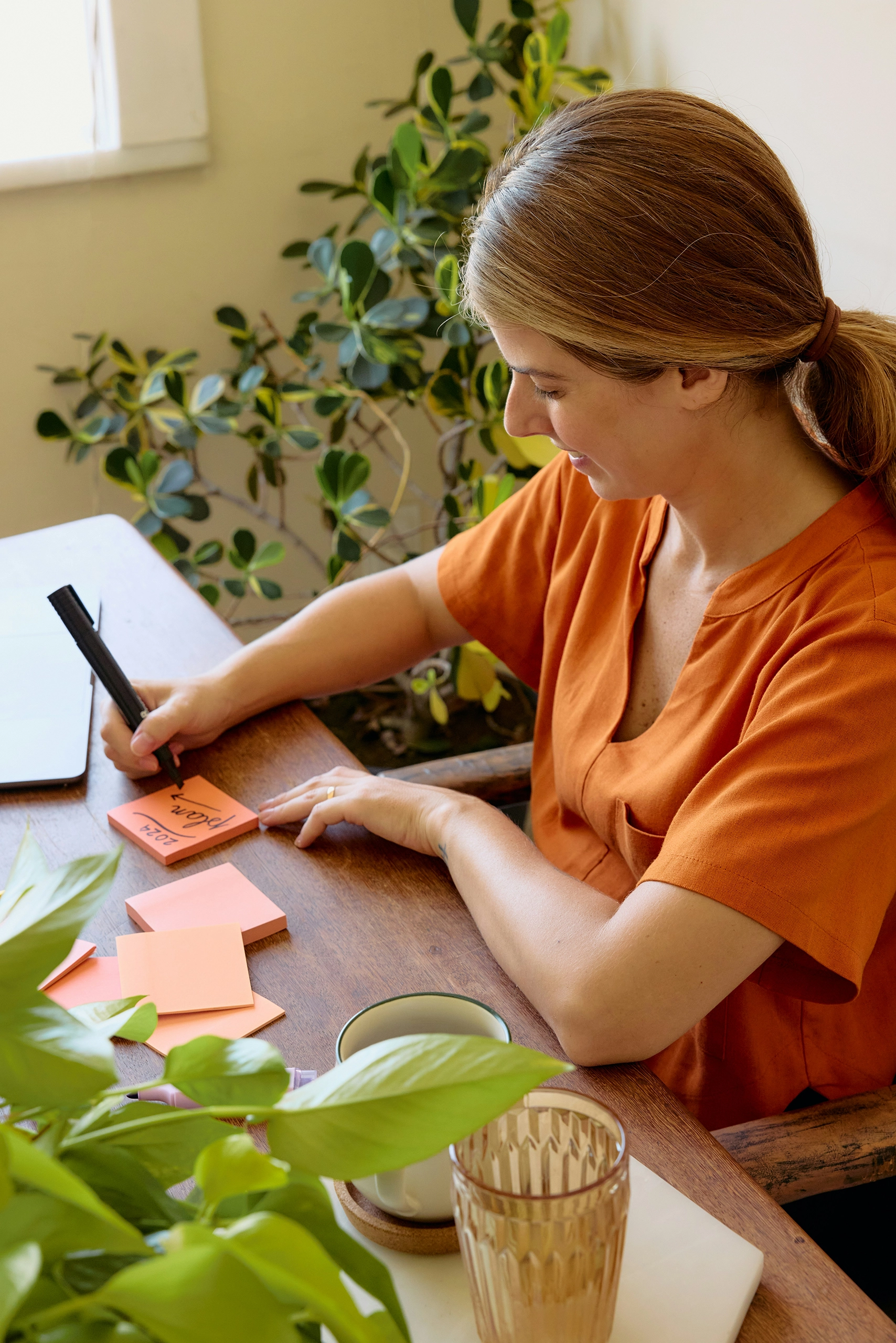 Woman being encouraged to do self-care